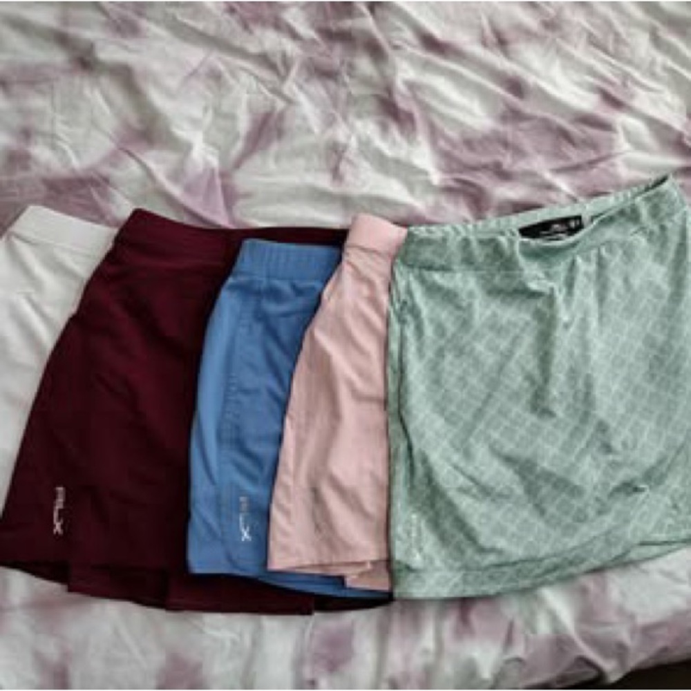 RLX Ralph Lauren 5 Skirt Set - Burgundy, Blue, Pink, Mint, White